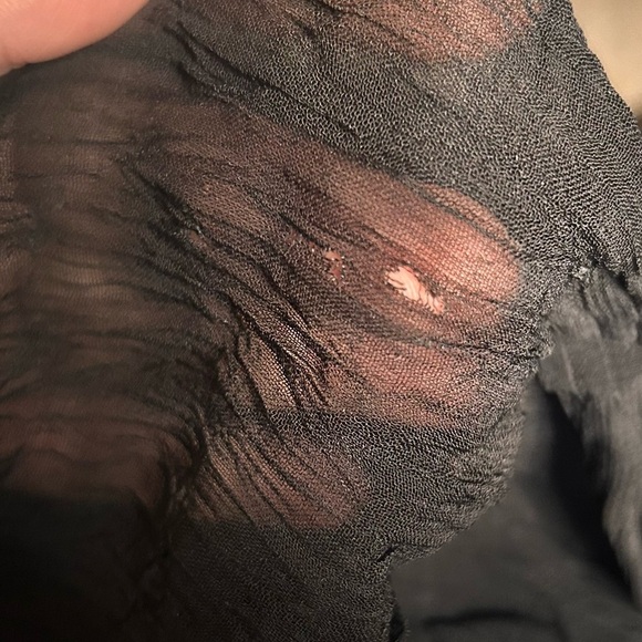 80's Jakelin Maxi Dress S FLAWS Witchy Whimsygoth Goth Fairy Grunge Thrashed - Picture 14 of 15